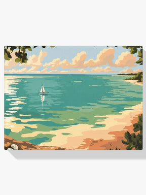 Malen nach Zahlen - Ruhiger Horizont