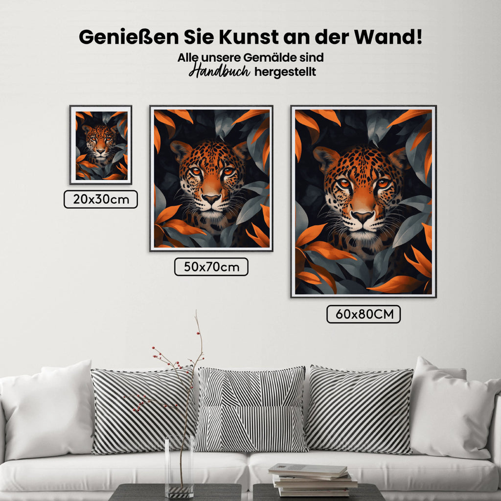 Malen nach Zahlen – Schattenjäger Leopard