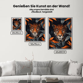 Malen nach Zahlen - Schattenjäger Leopard