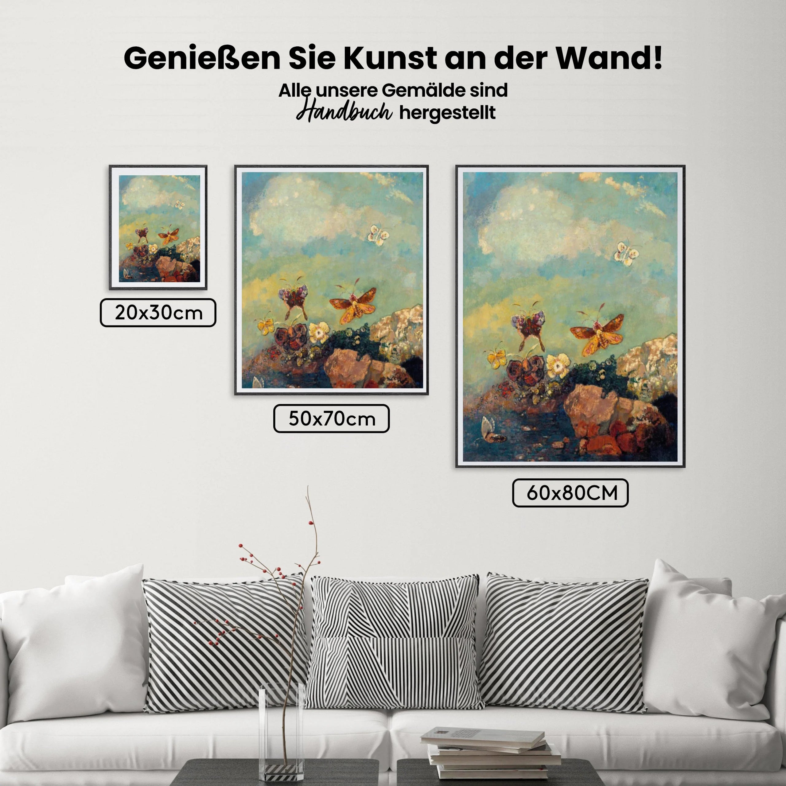 Malen nach Zahlen - Schmetterlinge