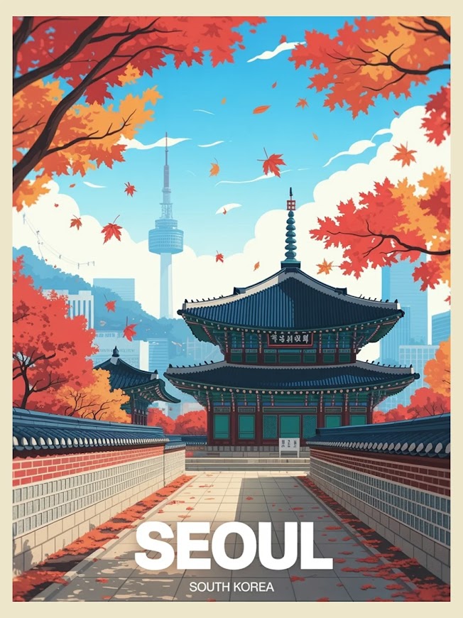Malen nach Zahlen &#8211; Seoul, Südkorea-1 (2)