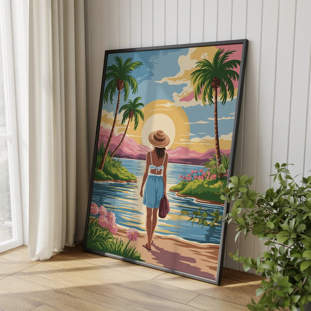 Malen nach Zahlen – Sonnenverwöhnte Oase-8