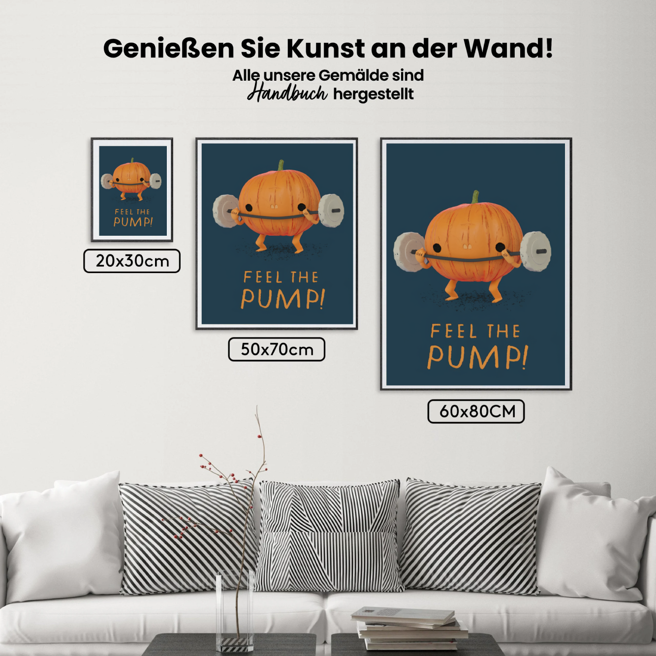 Malen nach Zahlen - Spüren Sie den Pump
