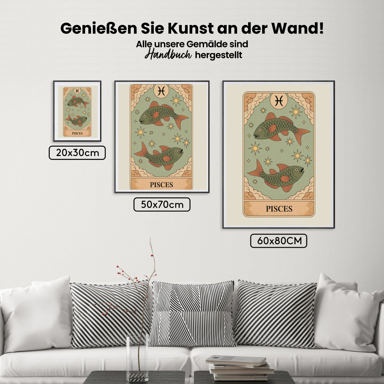 Malen nach Zahlen – Sternzeichen – Fische 2-12