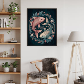 Malen nach Zahlen - Sternzeichen - Fische