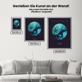 Malen nach Zahlen - Sternzeichen - Löwe