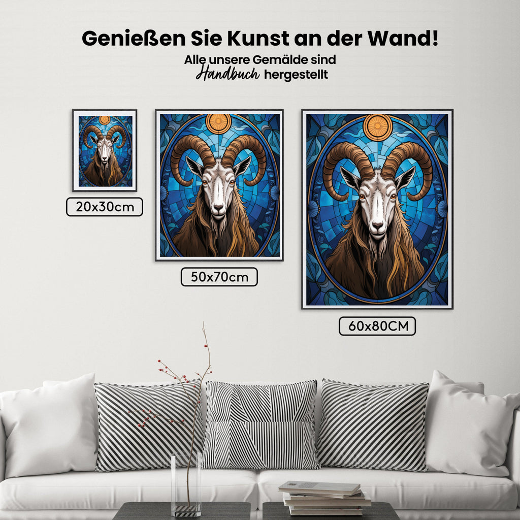 Malen nach Zahlen – Sternzeichen – Steinbock-6-12