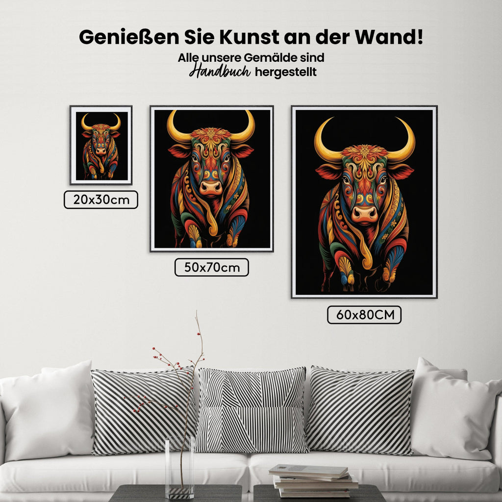 Malen nach Zahlen – Sternzeichen – Stier-4 (1)