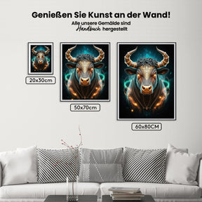 Malen nach Zahlen - Sternzeichen - Stier