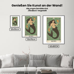 Malen nach Zahlen - Sternzeichen - Wassermann
