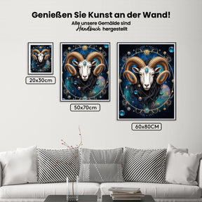 Malen nach Zahlen - Sternzeichen - Widder