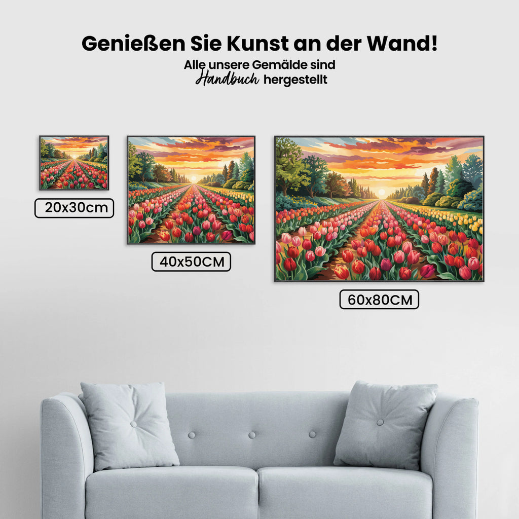 Malen nach Zahlen – Tulpensinfonie (1)