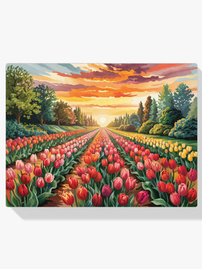 Malen nach Zahlen - Tulpensinfonie
