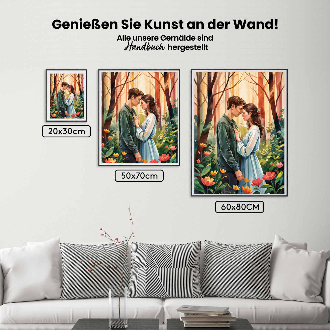 Malen nach Zahlen - Unausgesprochene Liebe