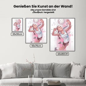 Malen nach Zahlen - Volleybal