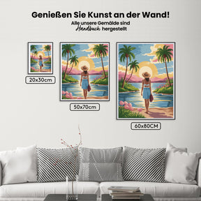 Malen nach Zahlen - Sonnenverwöhnte Oase