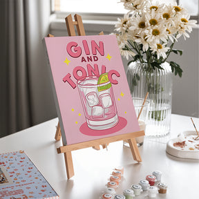 Malen nach Zahlen – 6 Mini-Gemälde Cocktail-Set 2.0-4
