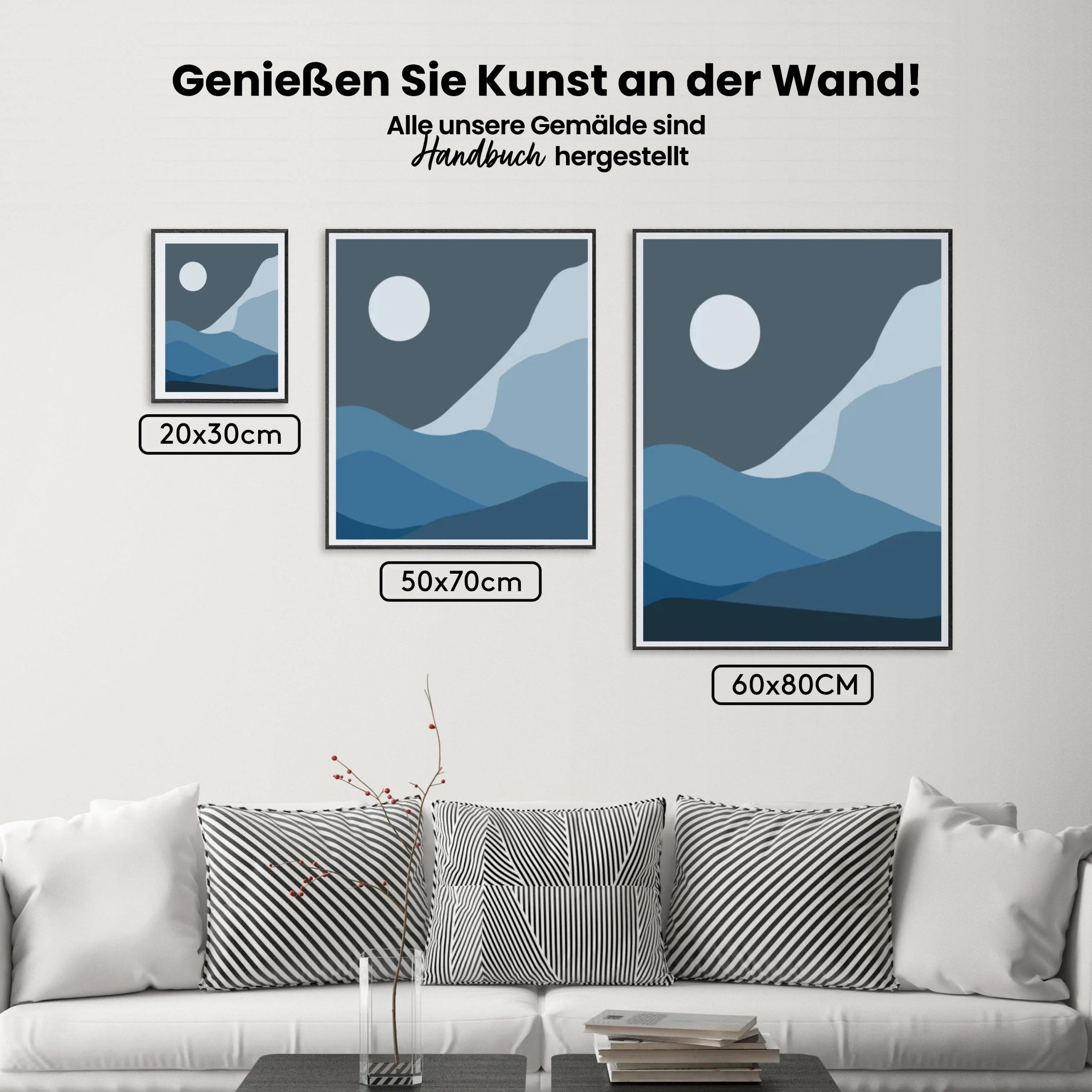 Malen nach Zahlen – Abstrakte Landschaft – 4