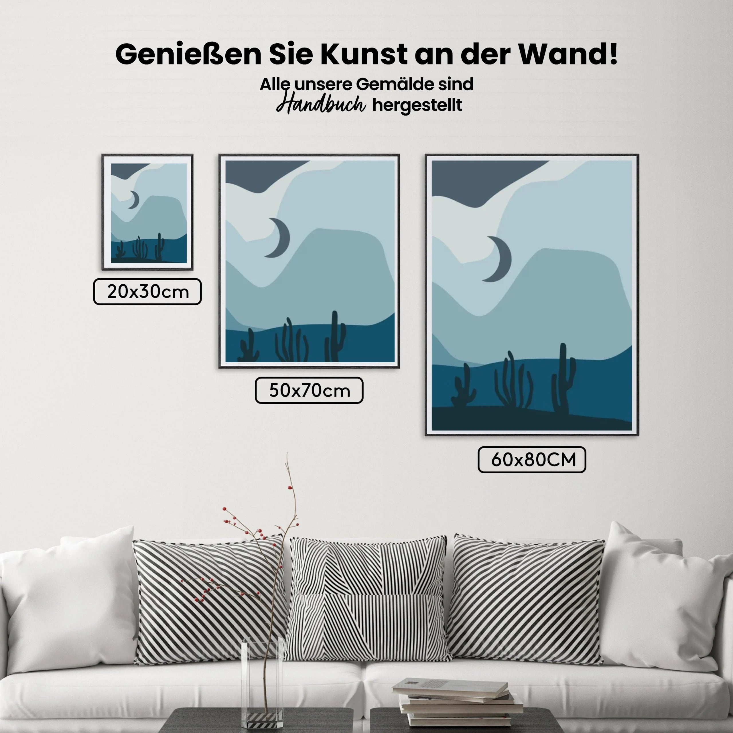 Malen nach Zahlen – Abstrakte Landschaft – 9
