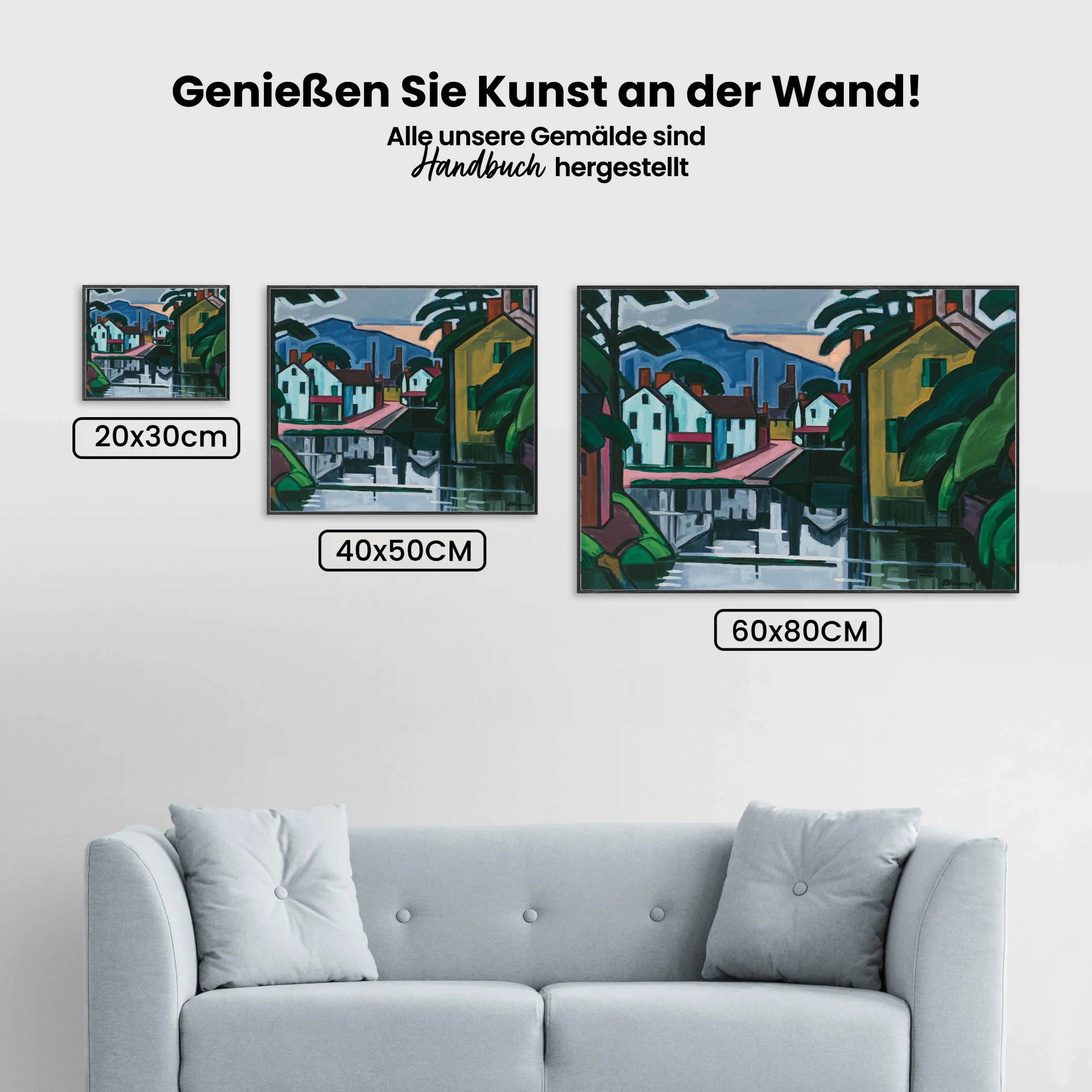Malen nach Zahlen – Alter Kanalhafen