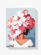 Malen nach Zahlen – Blume Haar Rosa