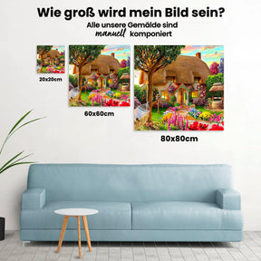 Malen nach Zahlen – Blumengarten