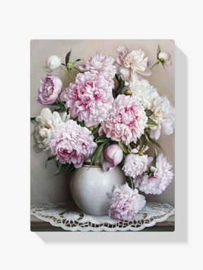 Malen nach Zahlen – Blumenstrauß in Vase