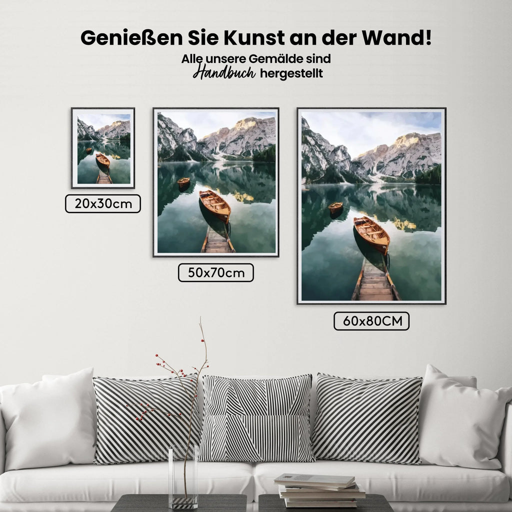 Malen nach Zahlen – Boot