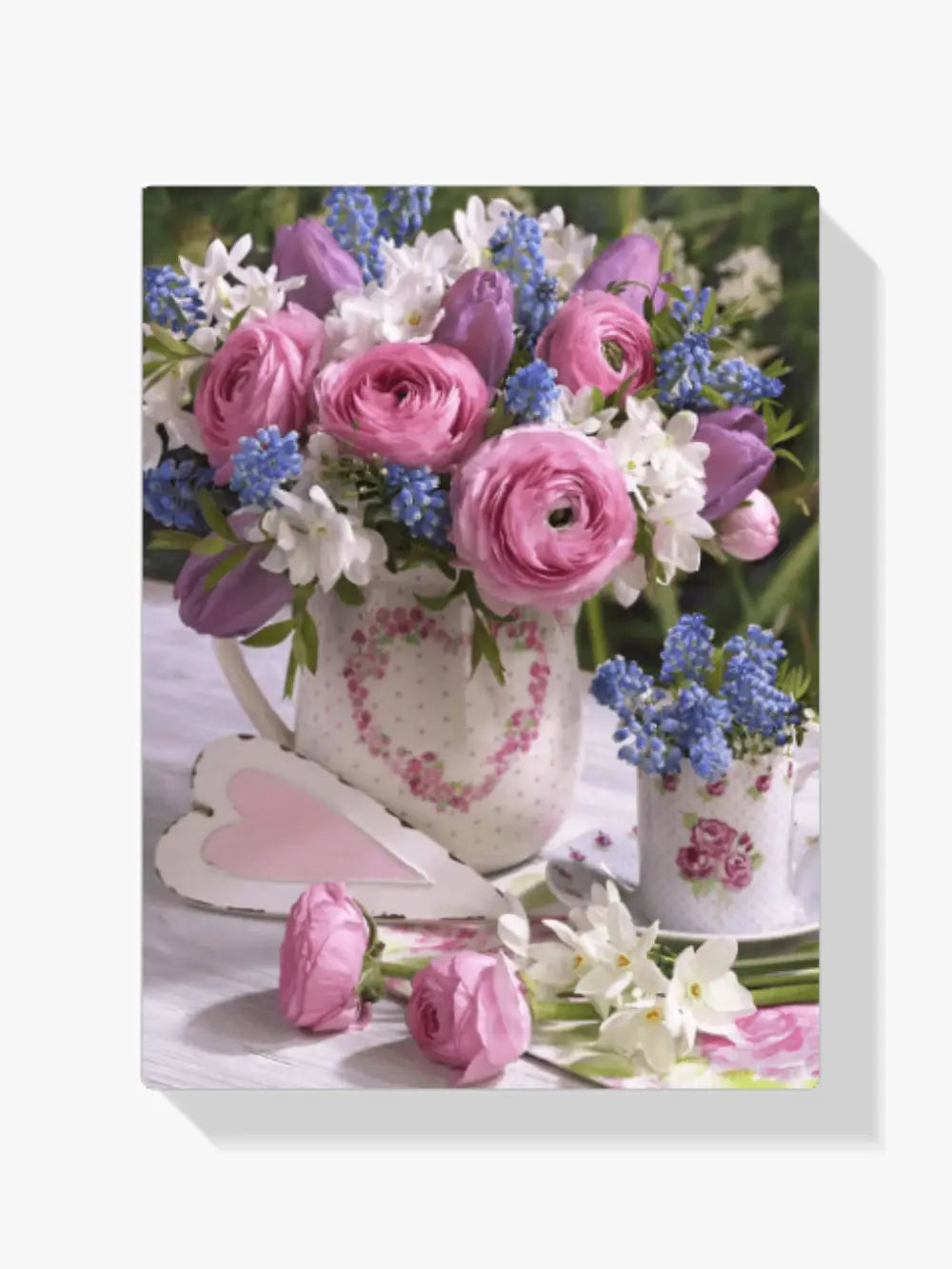 Malen nach Zahlen – Buntes Bouquet