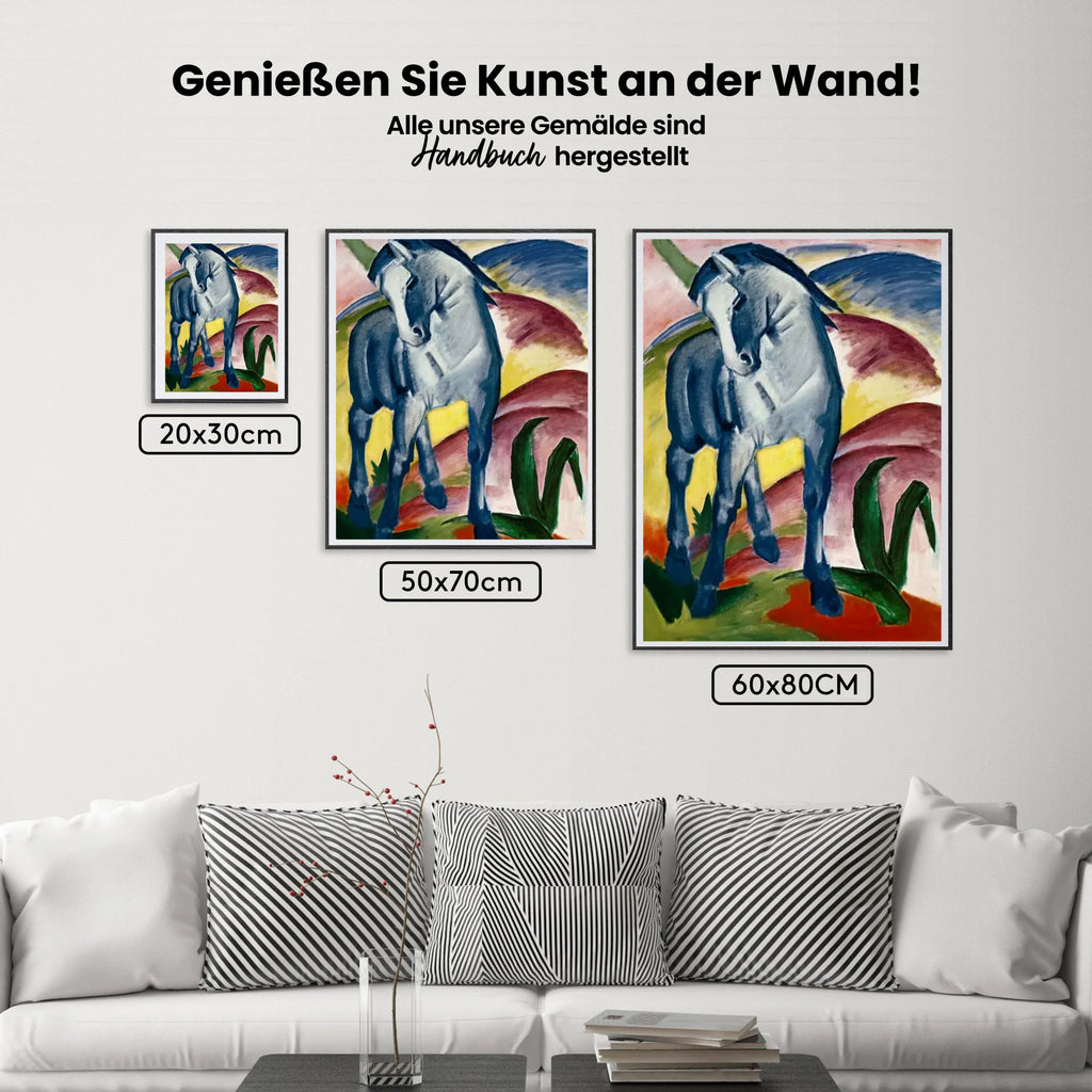 Malen nach Zahlen – Das Blaue Pferd-2