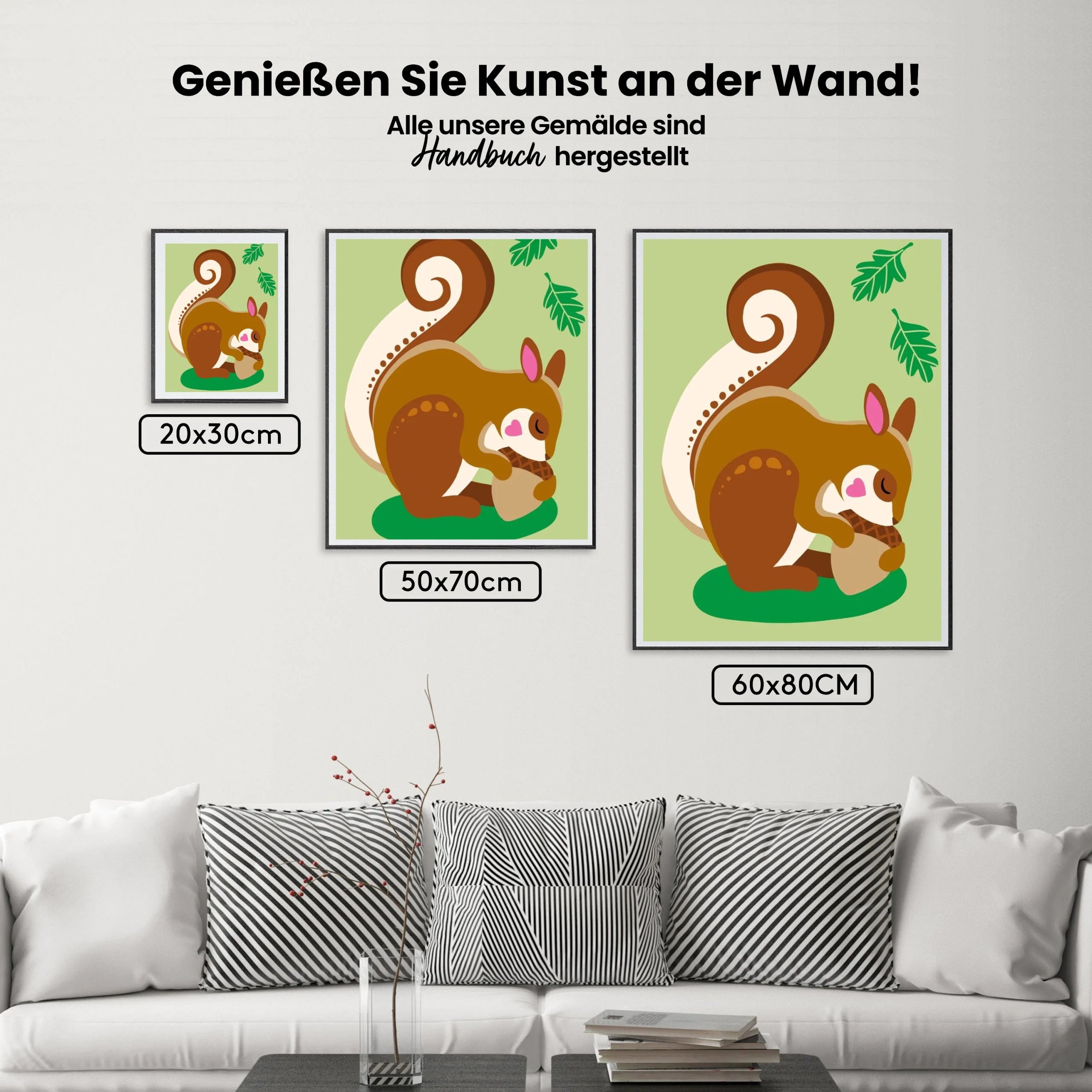 Malen nach Zahlen – Eichhörnchen – Artist’s Edition