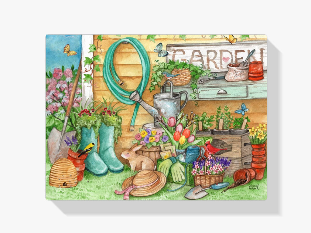 Malen nach Zahlen – Frühling Gartenarbeit
