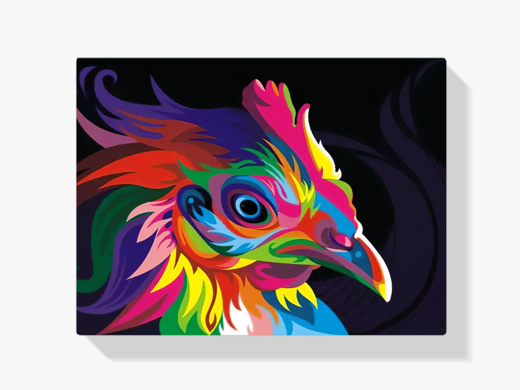 Malen nach Zahlen – Huhn