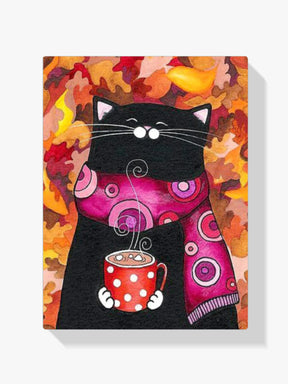 Malen nach Zahlen – Katze mit Marshmallows