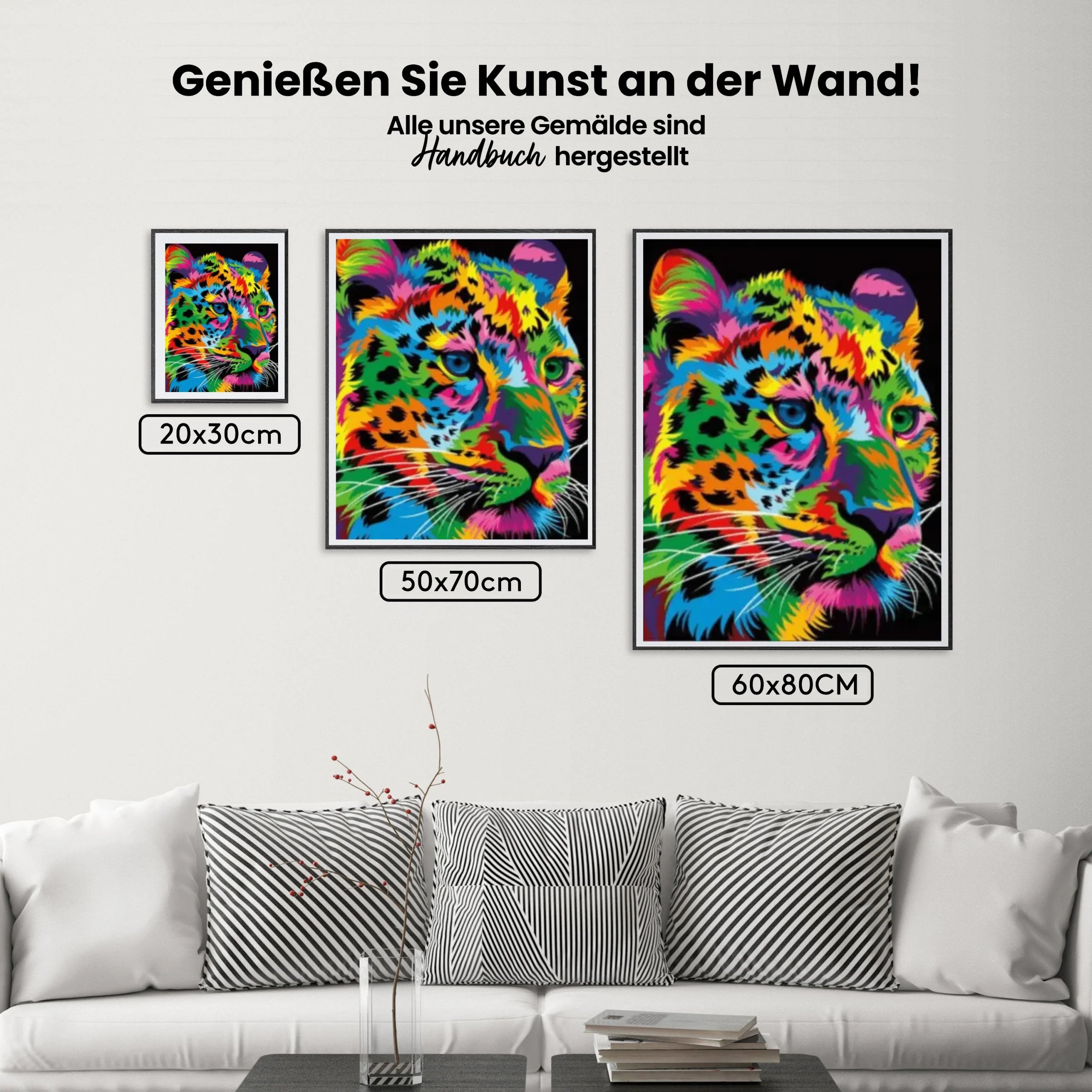 Malen nach Zahlen – Leopard