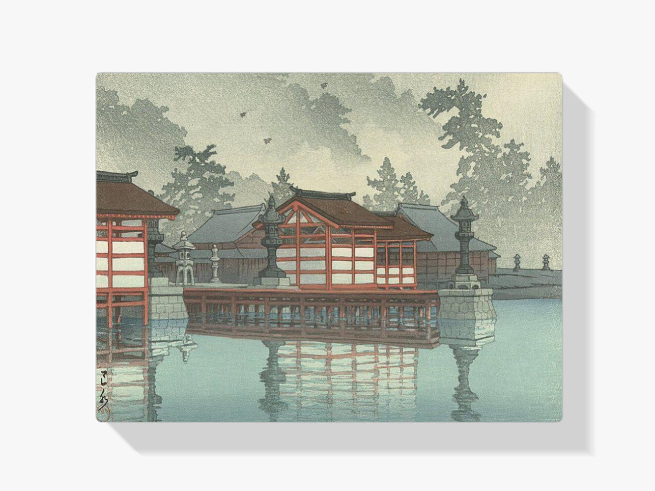 Malen nach Zahlen – Miyajima im Nebel