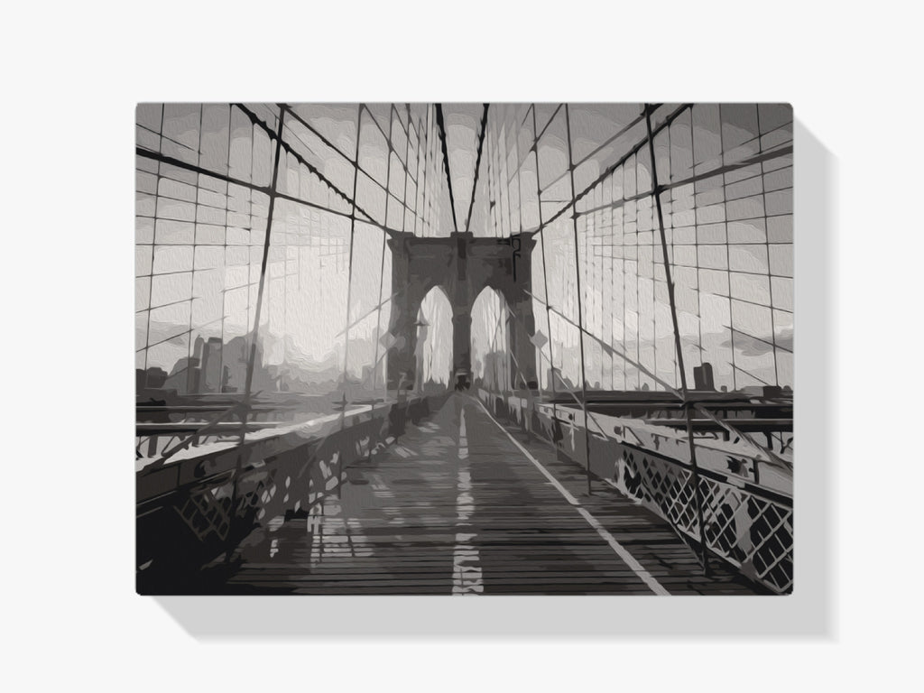 Malen nach Zahlen – New Yorker Brücke