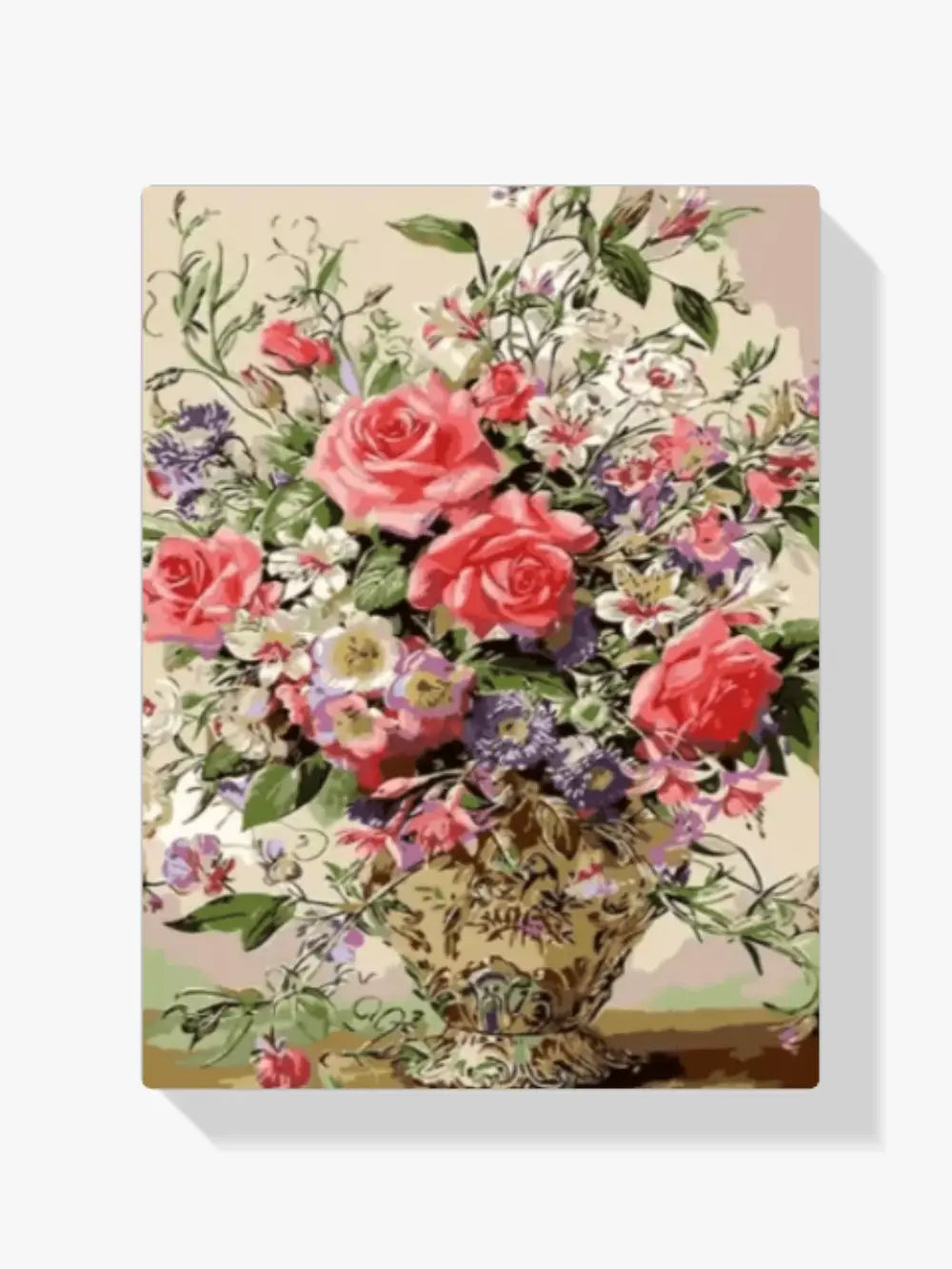 Malen nach Zahlen – Niedliche Blumen in der Vase