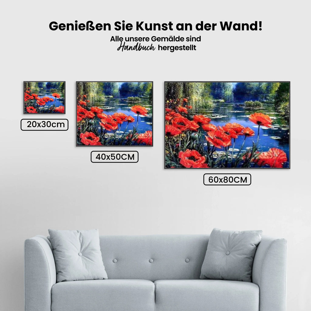 Malen nach Zahlen – Ode Blumen am See