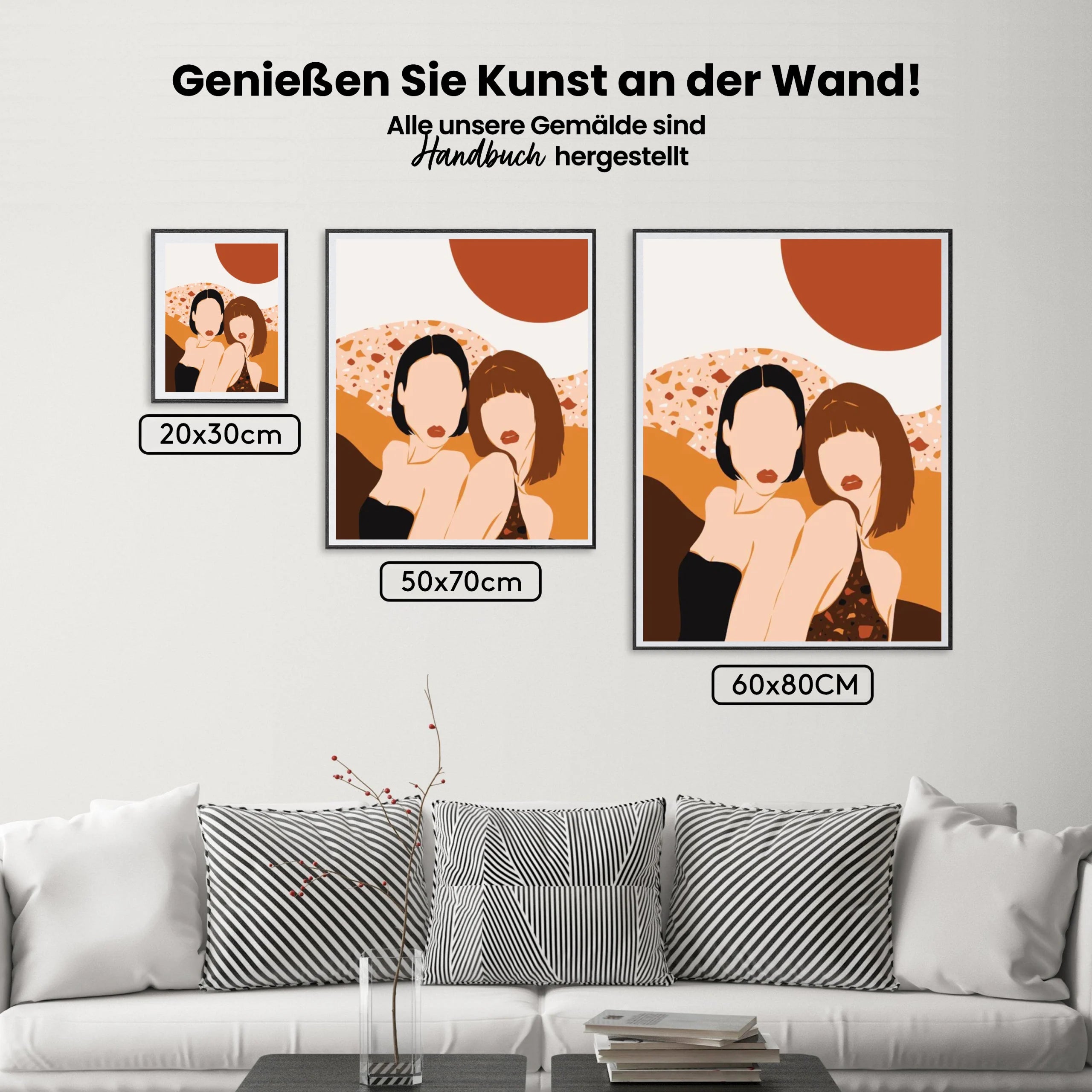 Malen nach Zahlen – Personen Illustrationen 12
