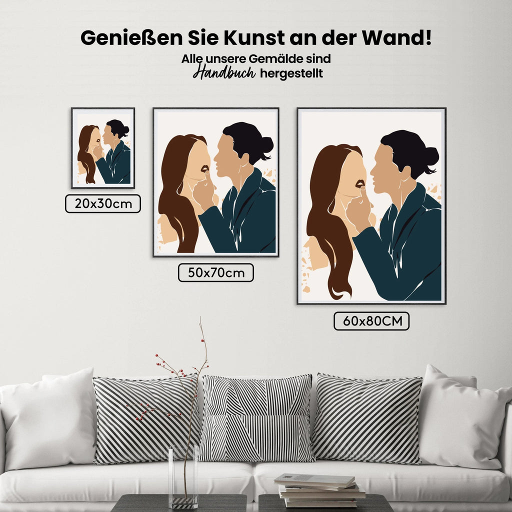 Malen nach Zahlen – Personen Illustrationen 16