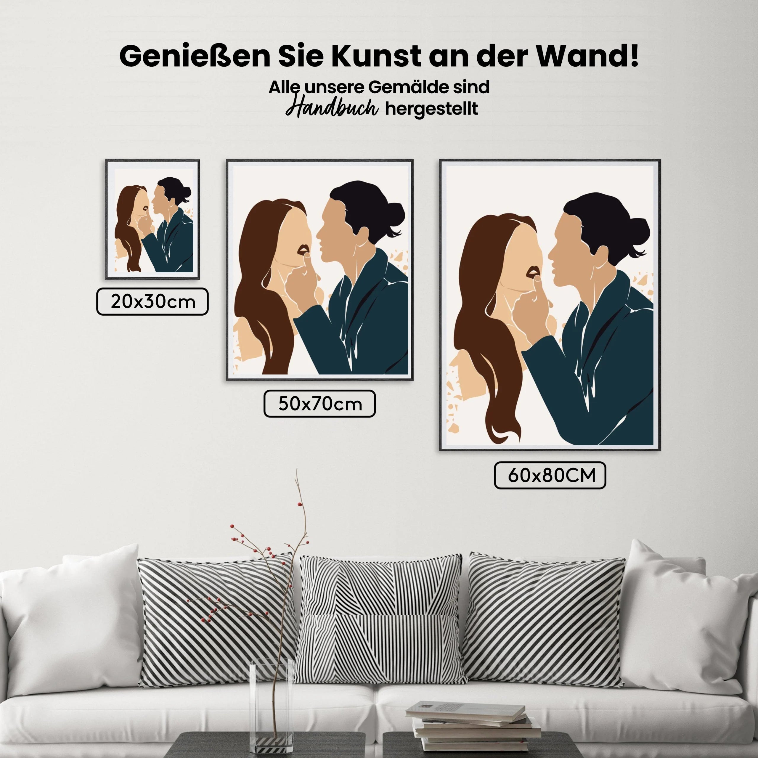 Malen nach Zahlen – Personen Illustrationen 16