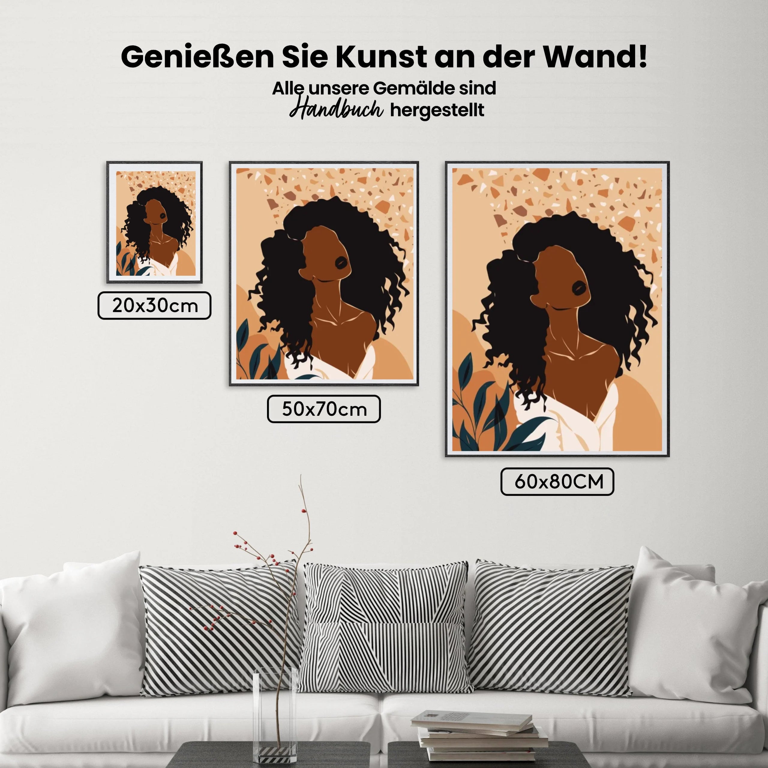Malen nach Zahlen – Personen Illustrationen 24