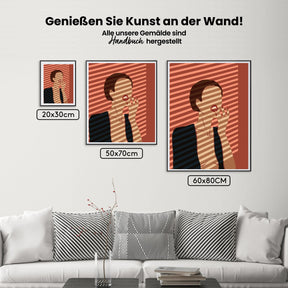Malen nach Zahlen – Personen Illustrationen 4