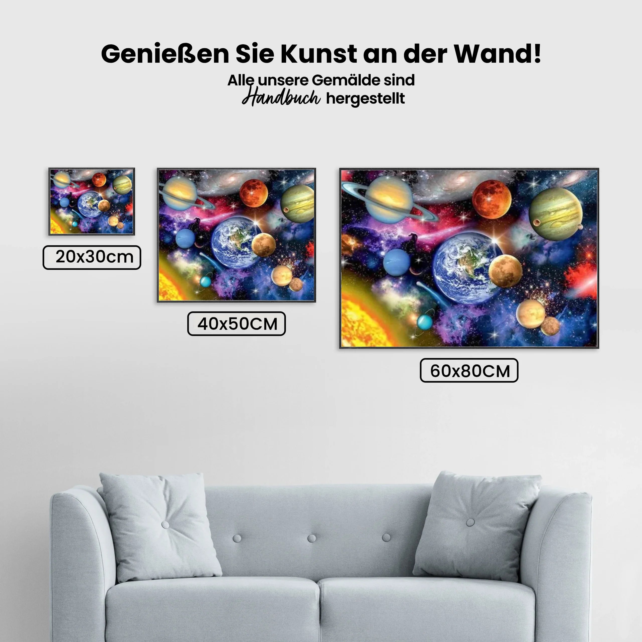 Malen nach Zahlen – Planeten