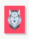 Malen nach Zahlen – Polygon Wolf
