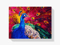 Malen nach Zahlen – Regenbogenpfau