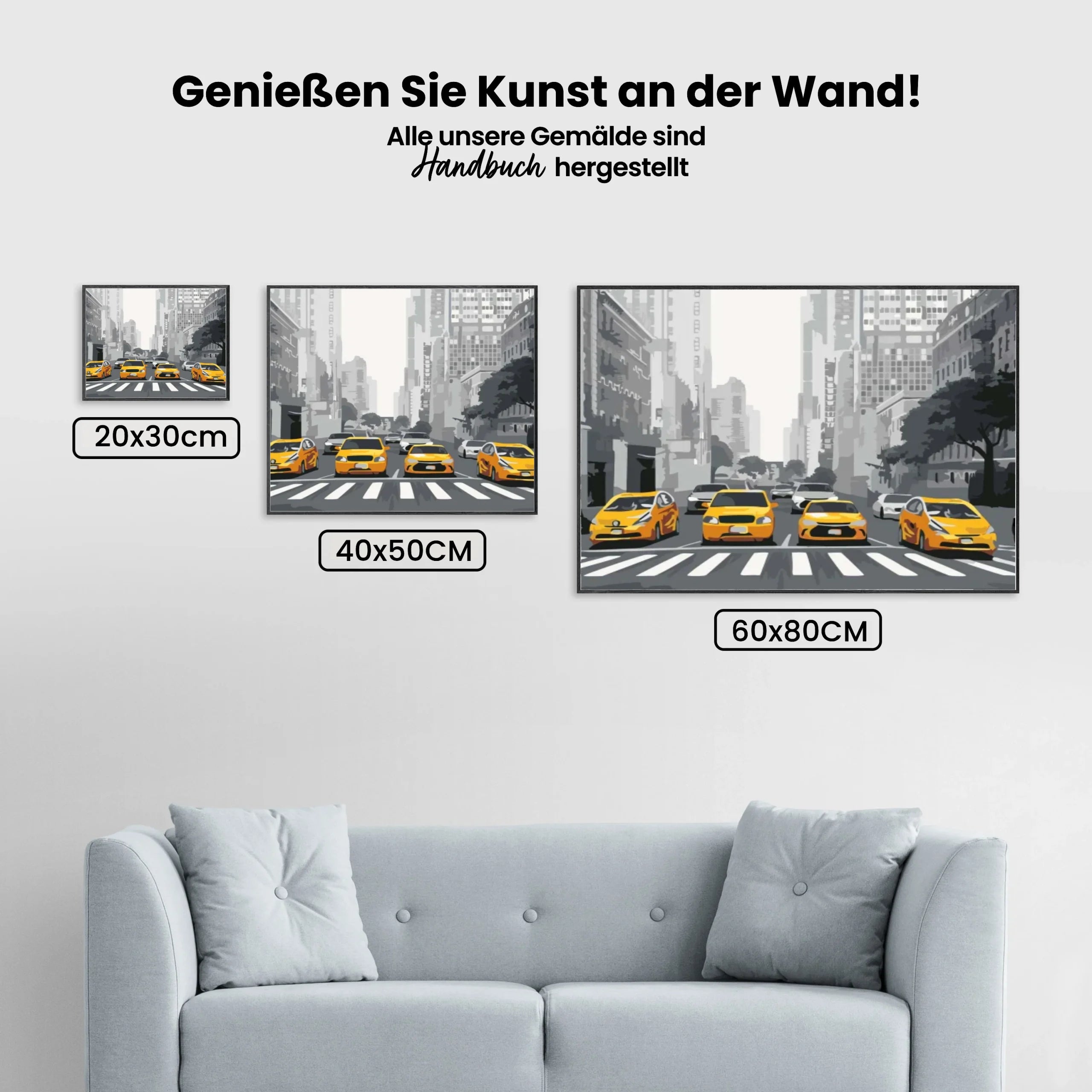 Malen nach Zahlen – Taxi in New York City