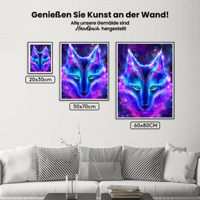 Malen nach Zahlen – Universum Wolf