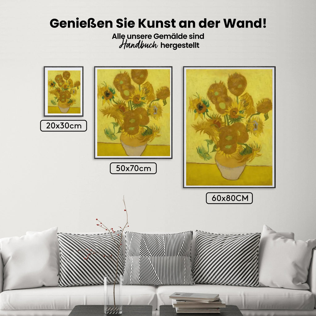 Malen nach Zahlen – Van Gogh – Sonnenblumen